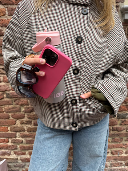 Jacket Floor Check Beige voor dames