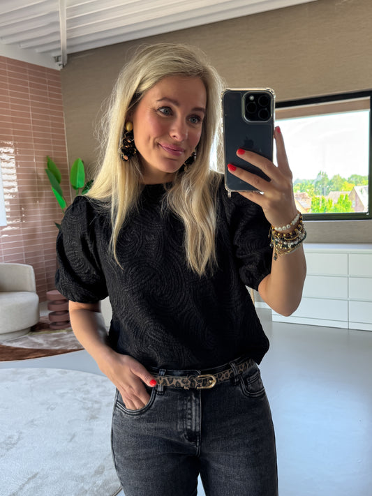 Top Elora Zwart voor dames