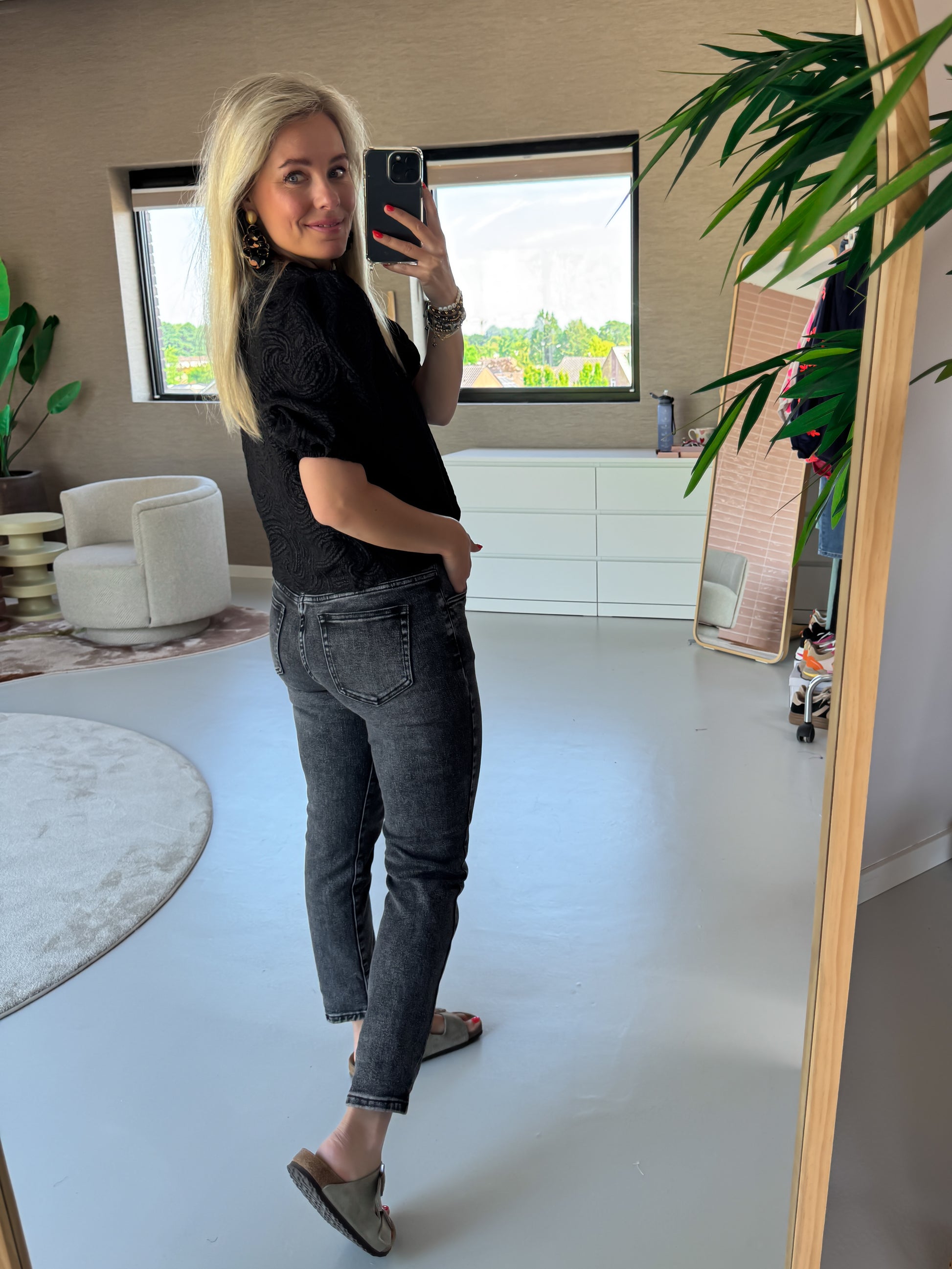 Top Elora Zwart voor dames