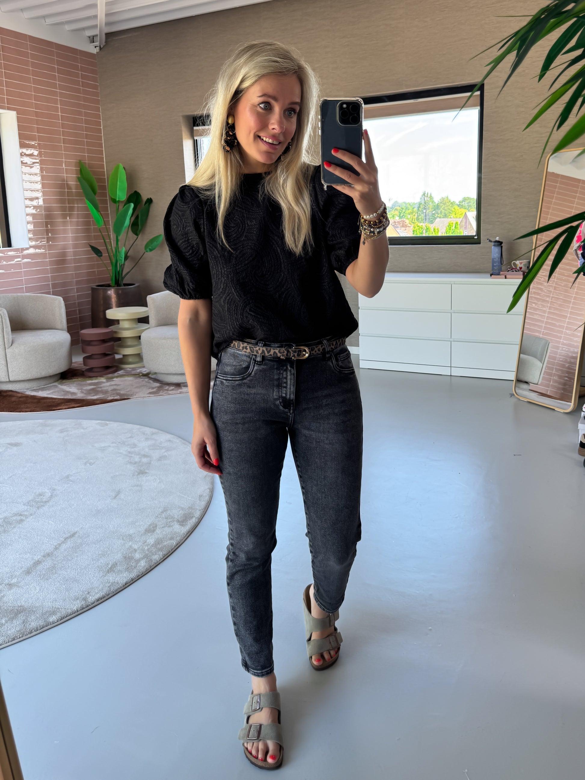 Top Elora Zwart voor dames