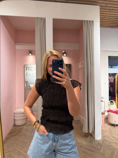 Top Nika Brown voor dames