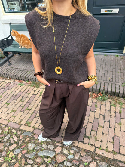 Spencer Dana Knit Brown voor dames