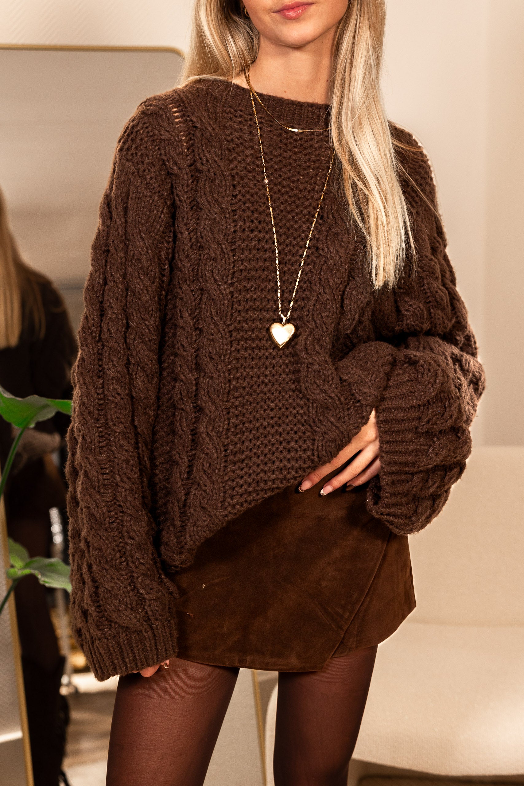 Trui Lizzy Bruin voor dames