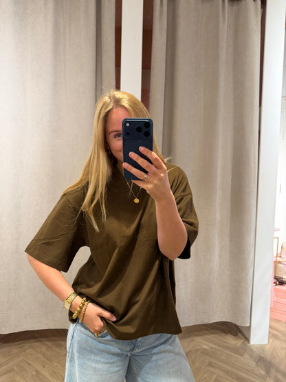 T-shirt Isa Brown voor dames