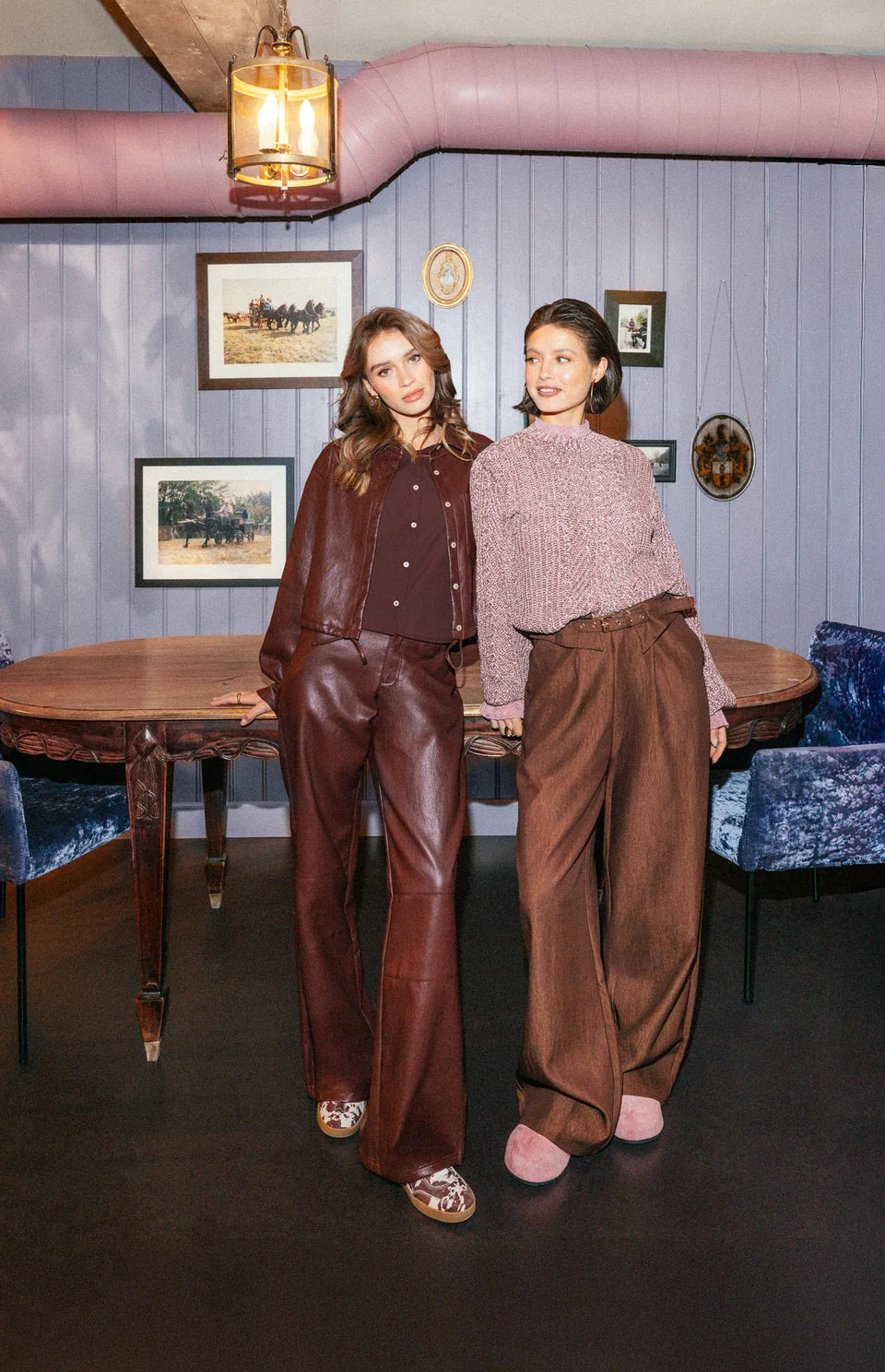 Pants Zumra Mocha Brown voor dames