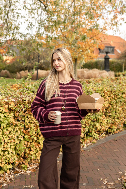 Vest Rosalie Bordeaux voor dames