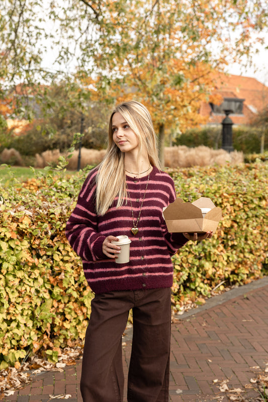 Vest Rosalie Bordeaux voor dames