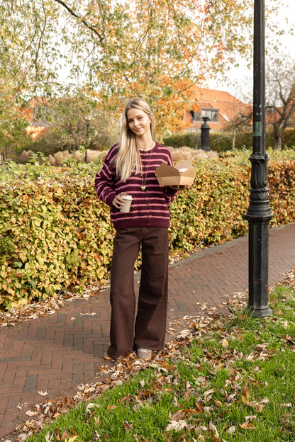 Jeans Izzy Bruin voor dames