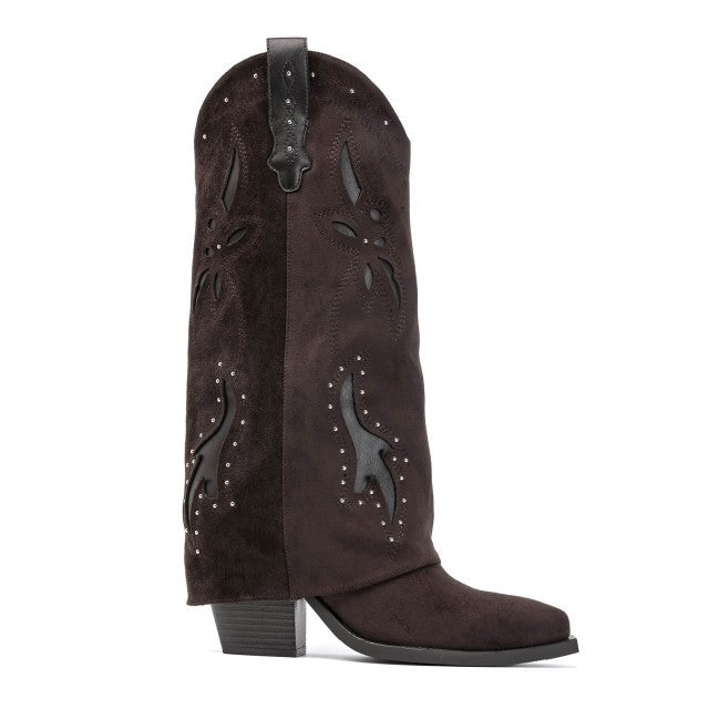 Boots Elani Overlay Brown voor dames