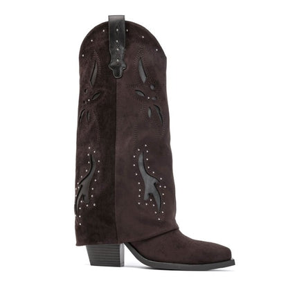 Boots Elani Overlay Brown voor dames