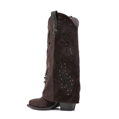 Boots Elani Overlay Brown voor dames