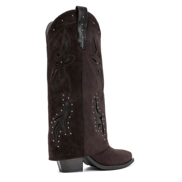 Boots Elani Overlay Brown voor dames