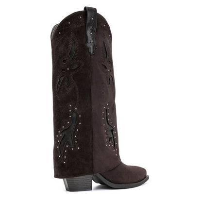 Boots Elani Overlay Brown voor dames