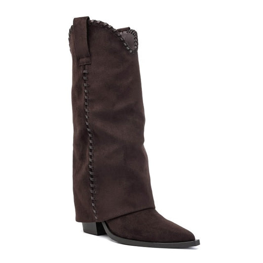 Boots Jade Overlay Brown voor dames