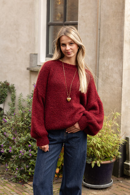 Trui Nora Bordeaux