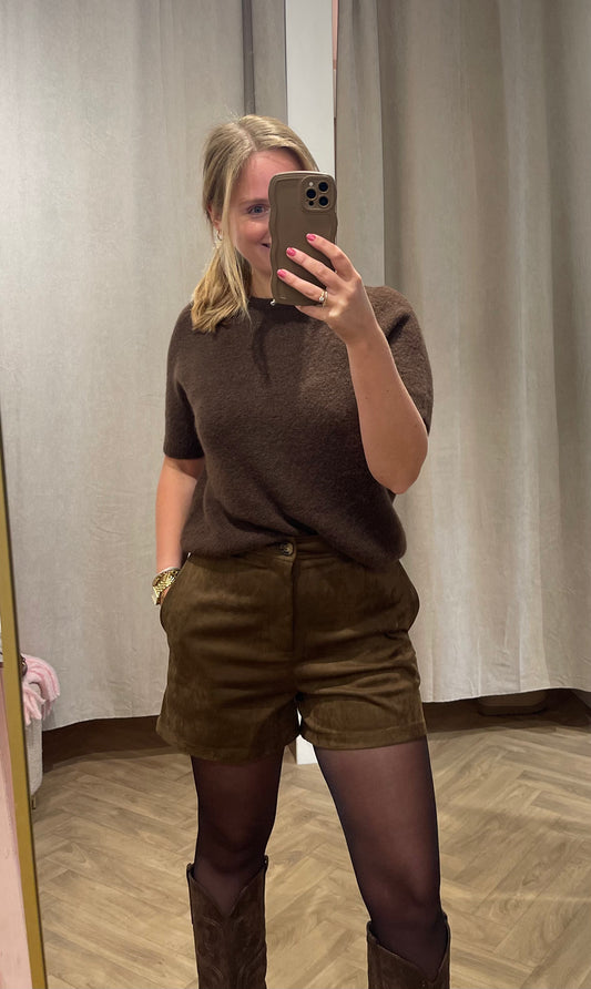 Short Milou Bruin voor dames