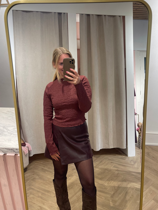 Top Amy Bordeaux voor dames