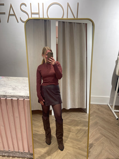 Skort Leanne Bordeaux voor dames