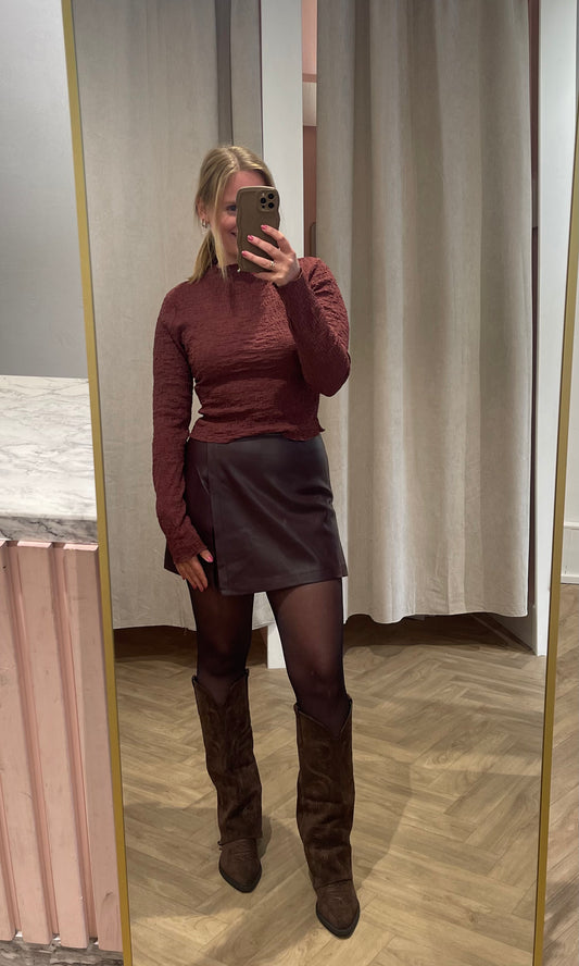 Skort Leanne Bordeaux voor dames