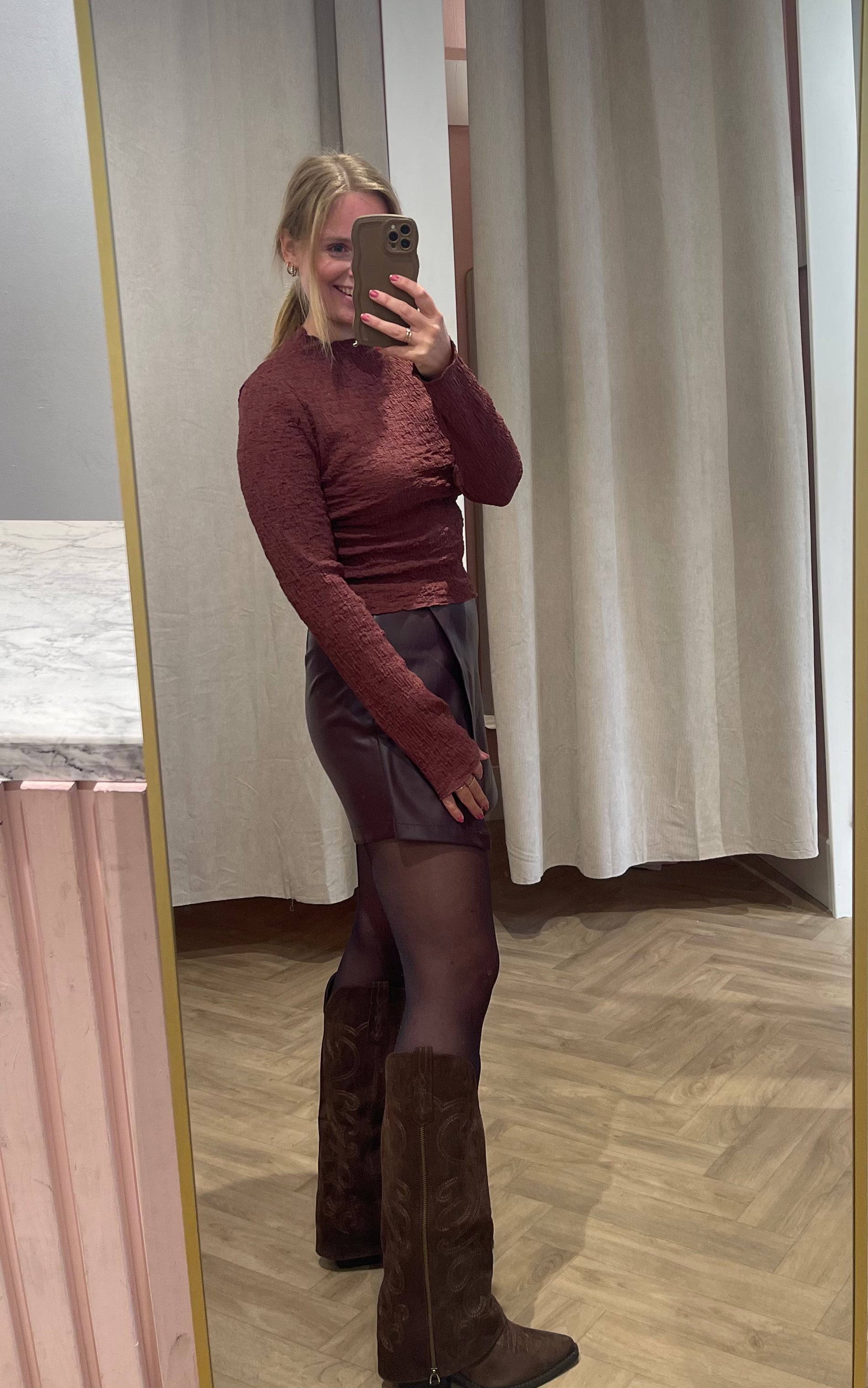 Skort Leanne Bordeaux voor dames