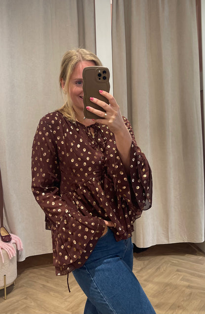 Blouse Dani Bruin voor dames