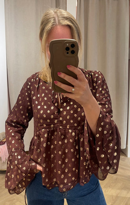 Blouse Dani Bruin voor dames