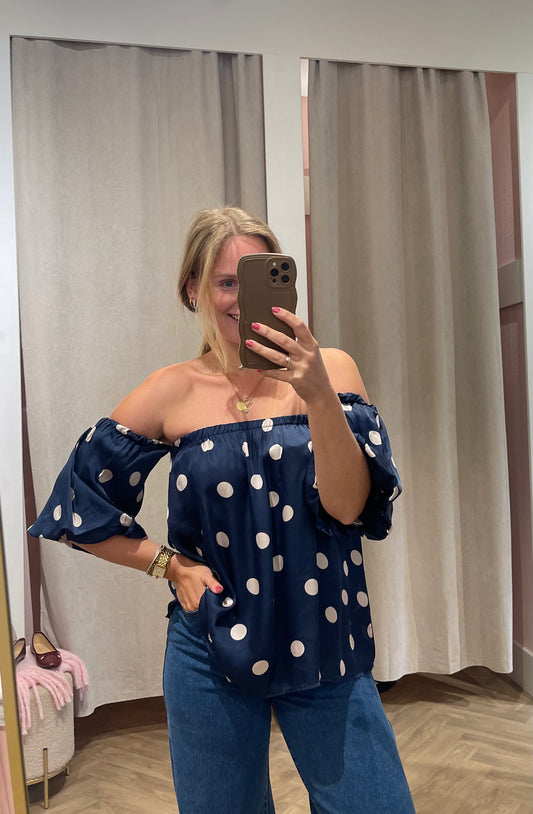 Top Tess Blauw voor dames