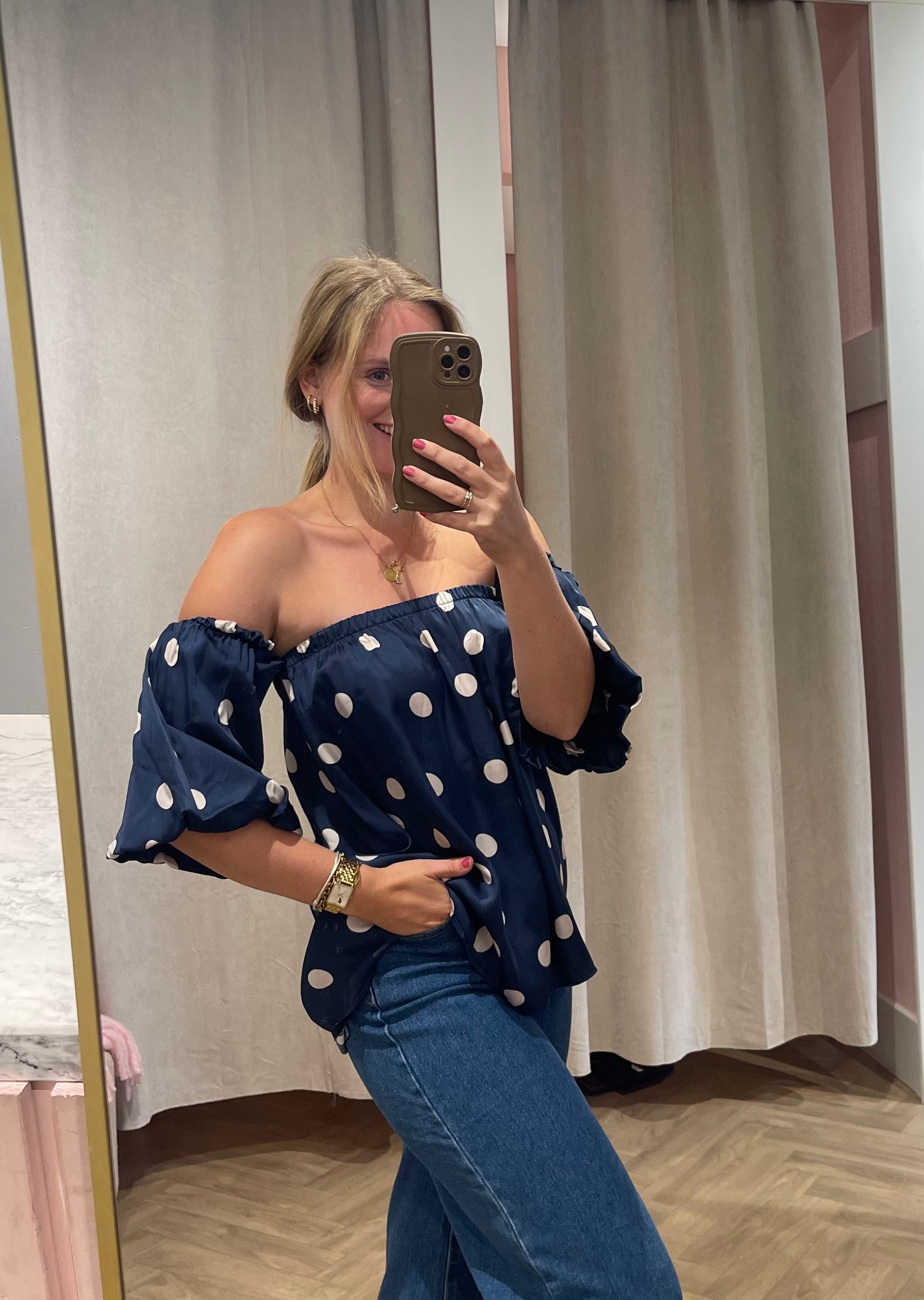 Top Tess Blauw voor dames