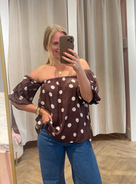 Top Tess Bruin voor dames