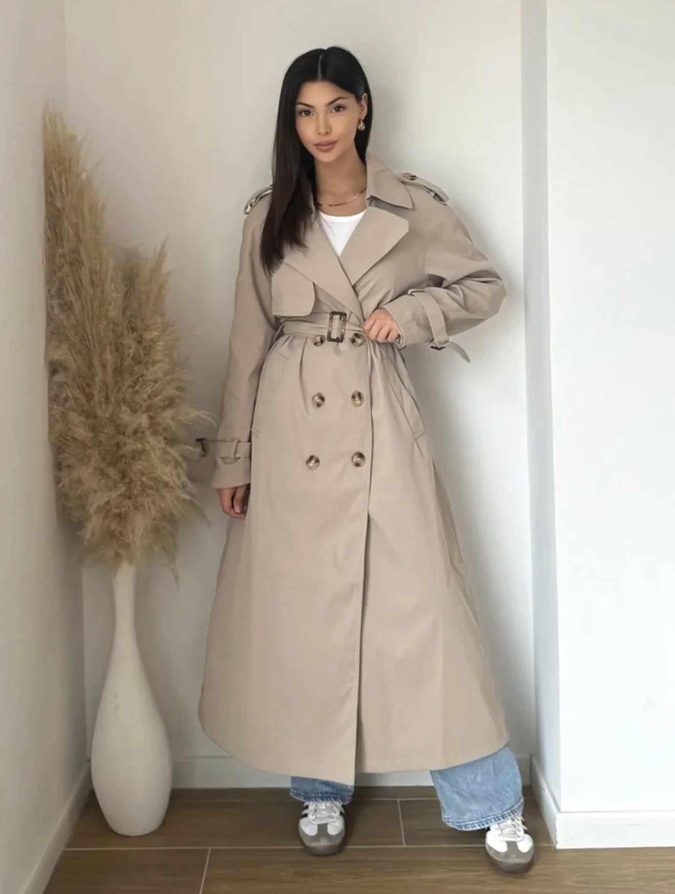 Trenchcoat Taupe voor dames