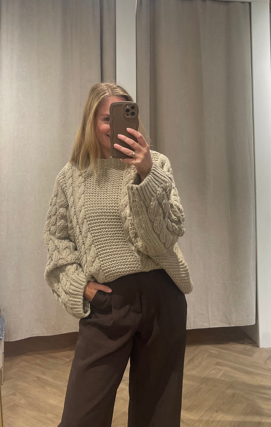 Trui Lizzy Taupe voor dames