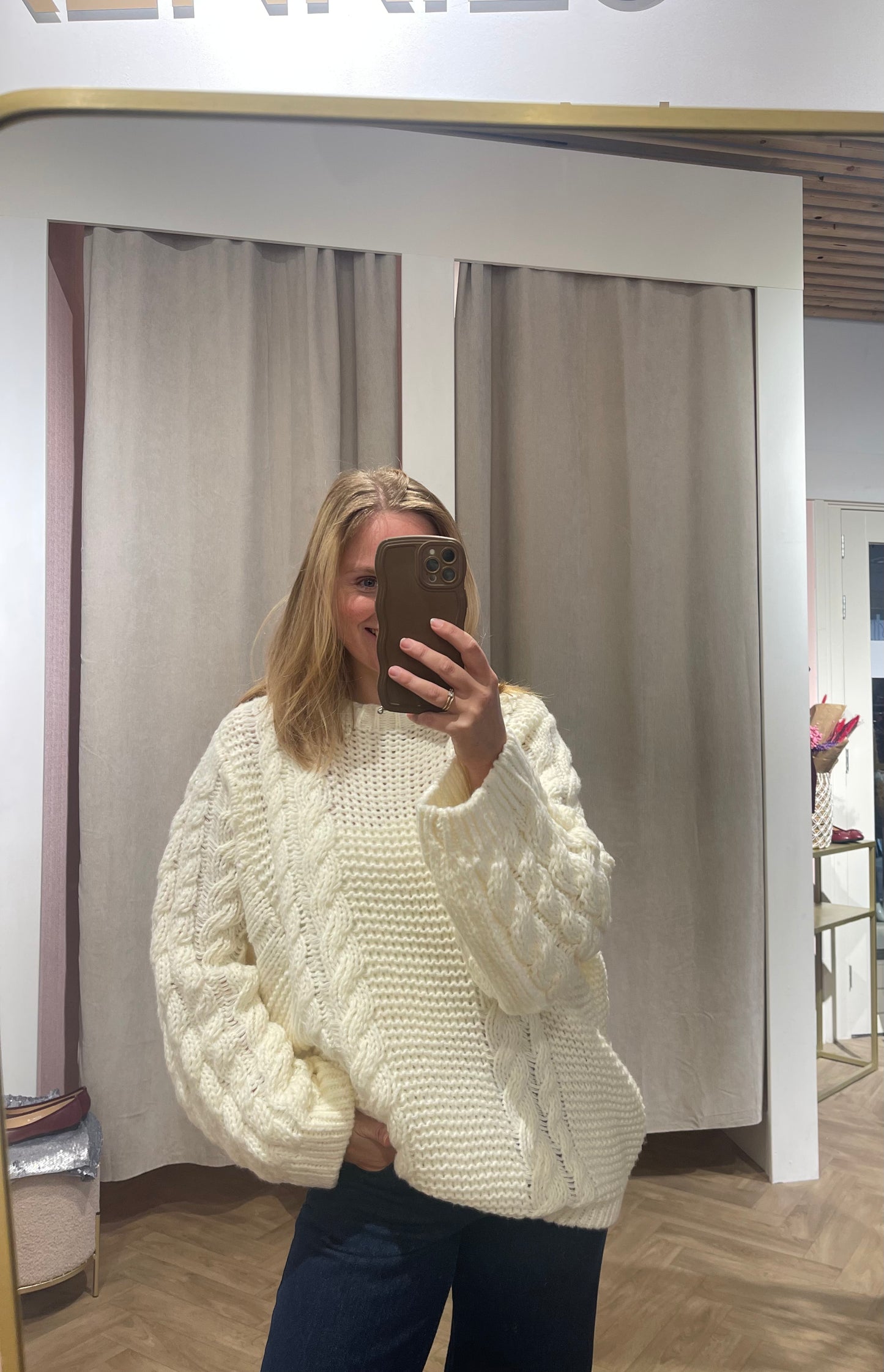Trui Lizzy Beige voor dames