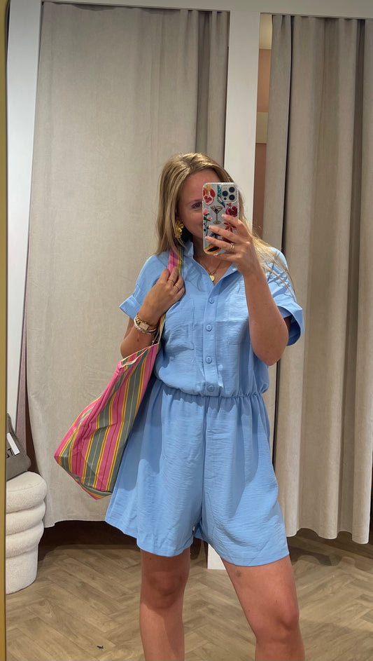 Playsuit Nina Blauw voor dames