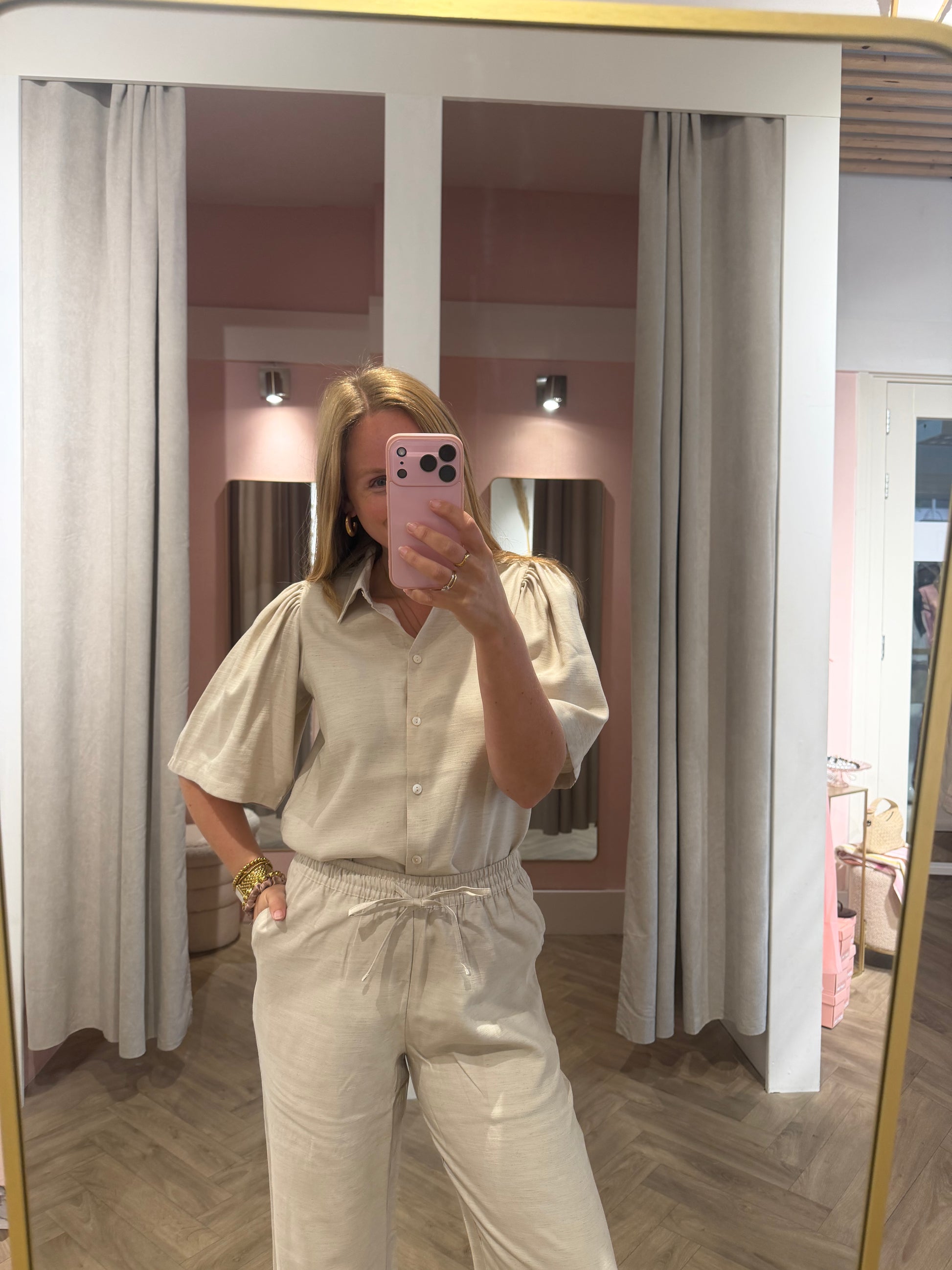 Pants Ella Beige voor dames