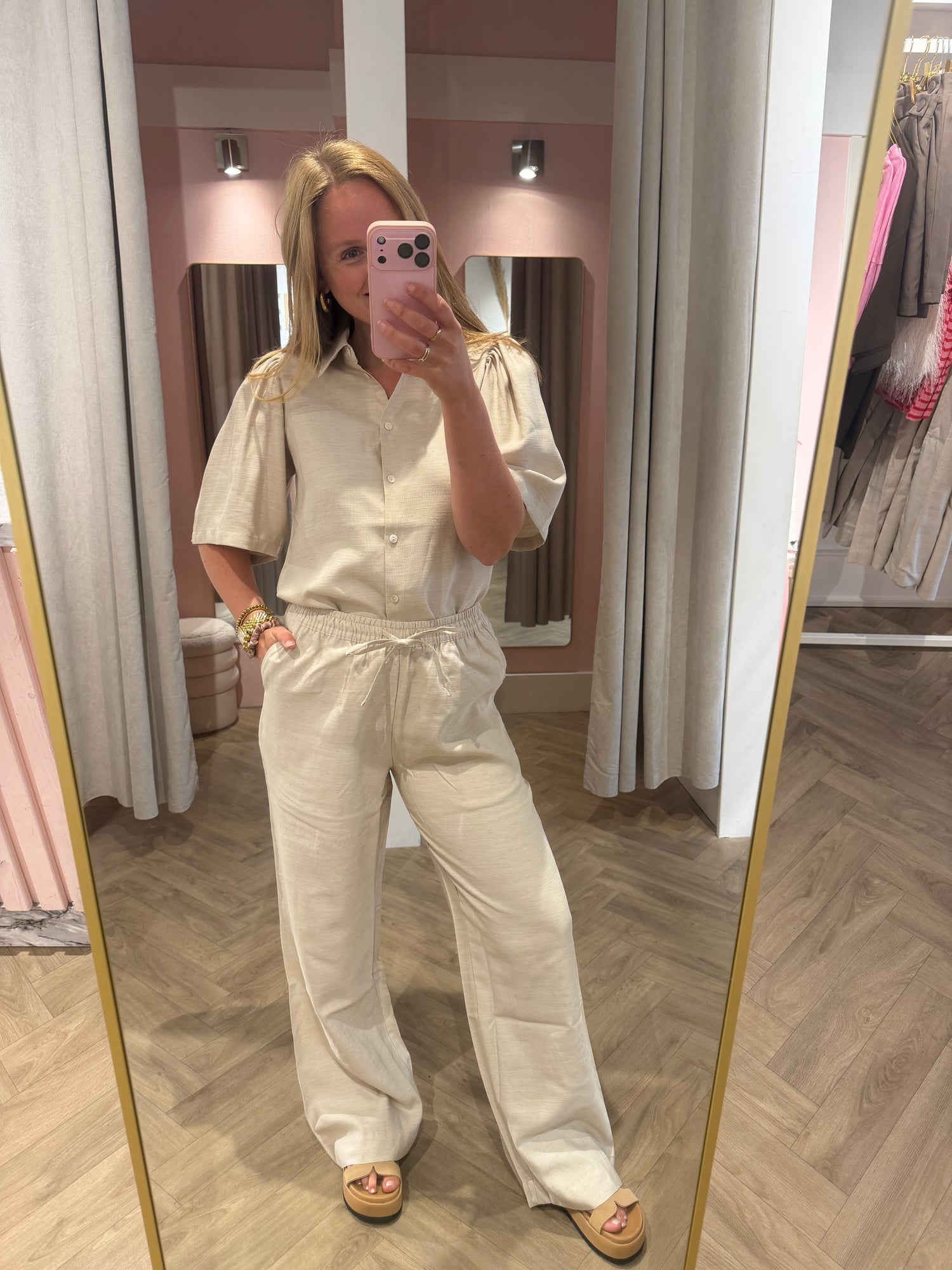 Pants Ella Beige voor dames