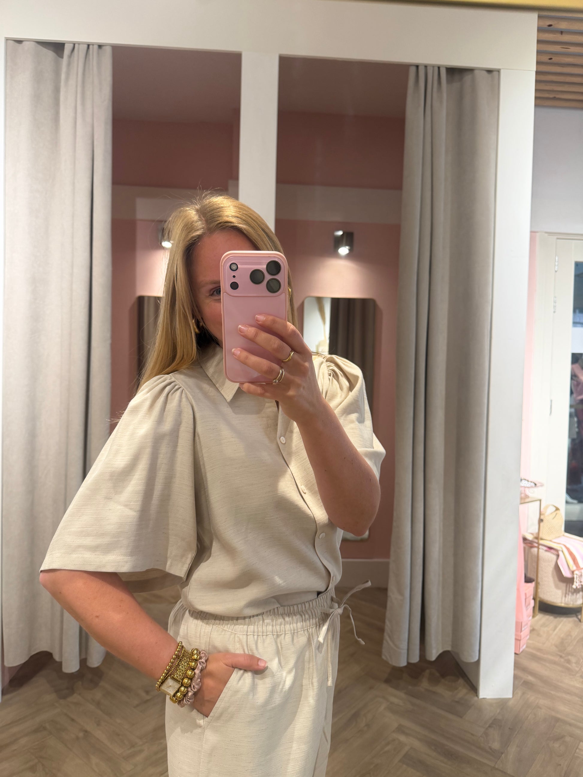 Blouse Ella Beige voor dames
