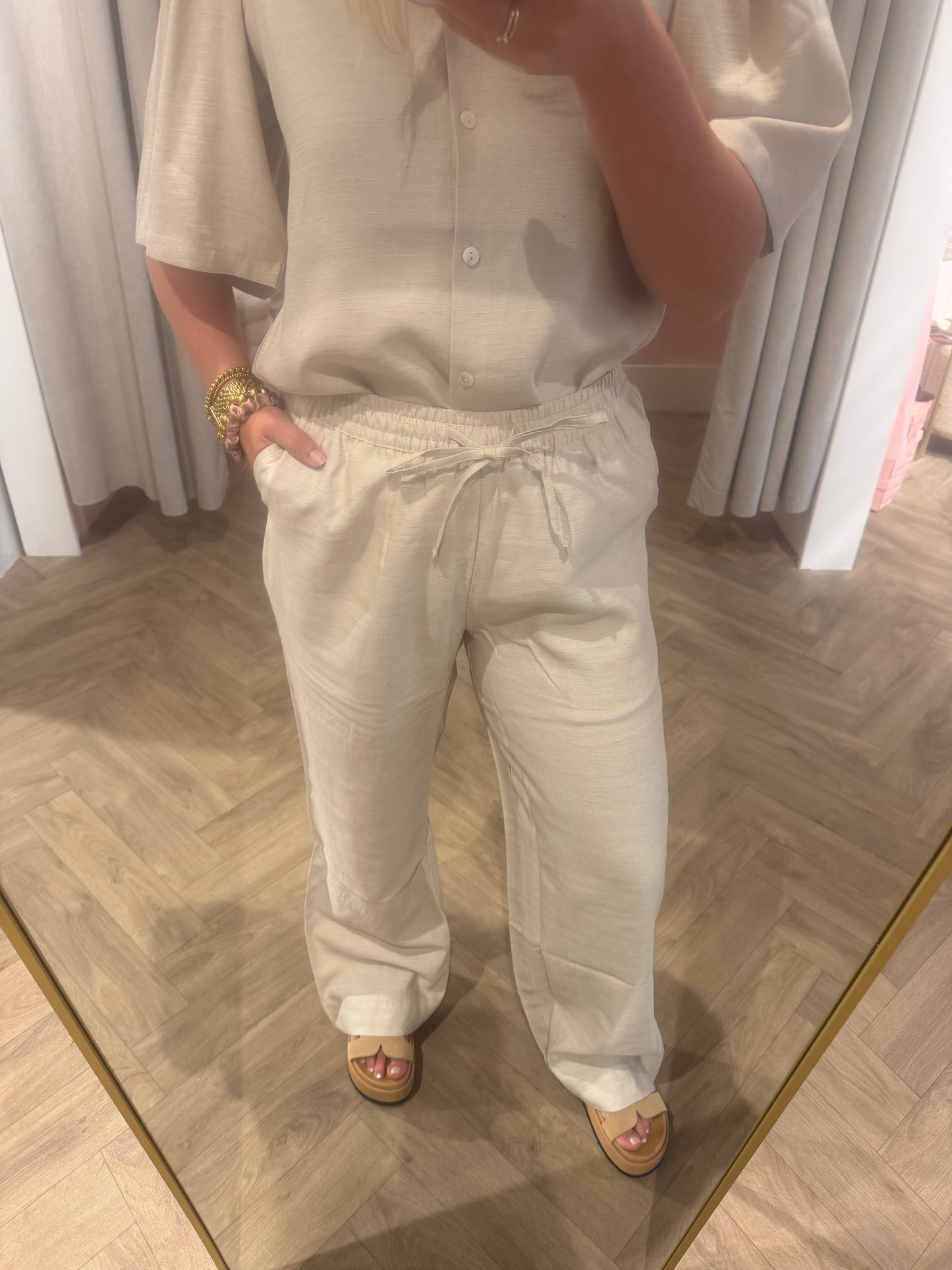 Pants Ella Beige voor dames
