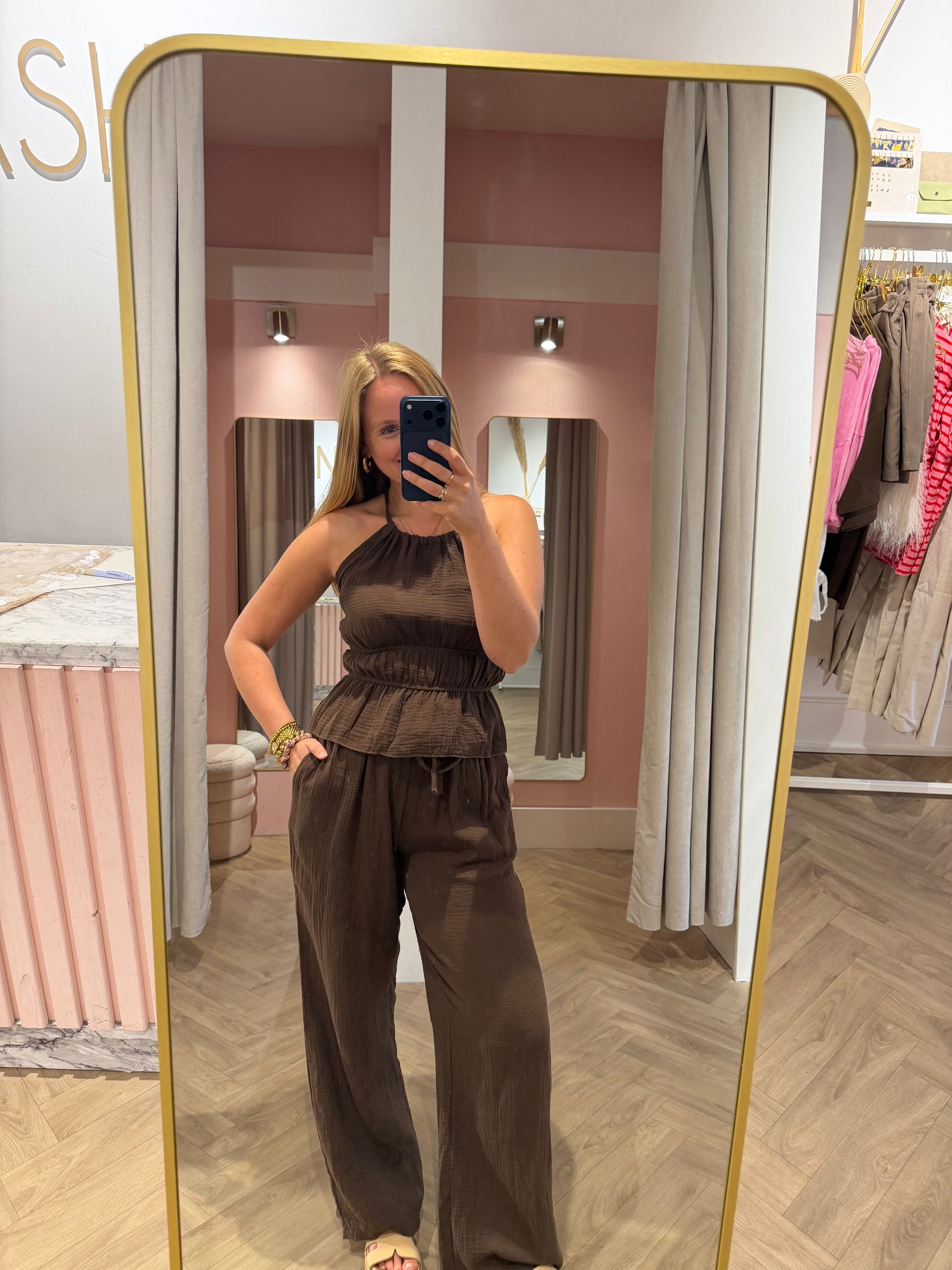Pants Jip Brown voor dames