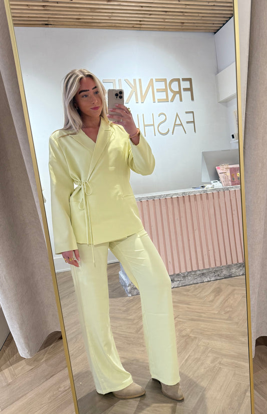 Blazer Louie Lime voor dames