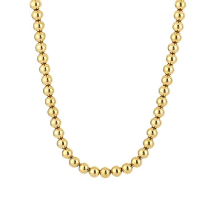 Necklace Beads Gold voor dames