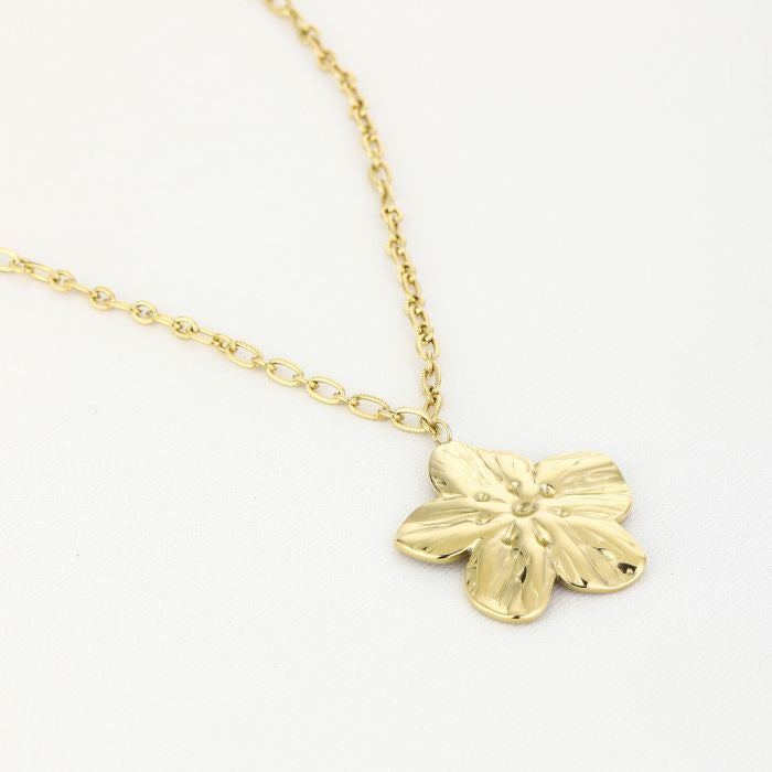 Ketting Flower Gold voor dames