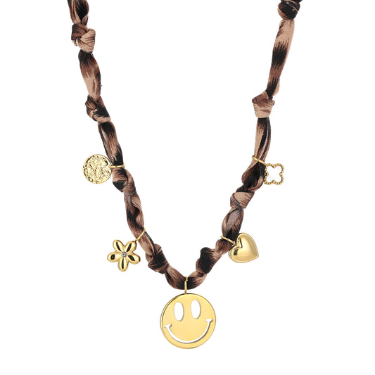 Ketting Leo Smiley voor dames