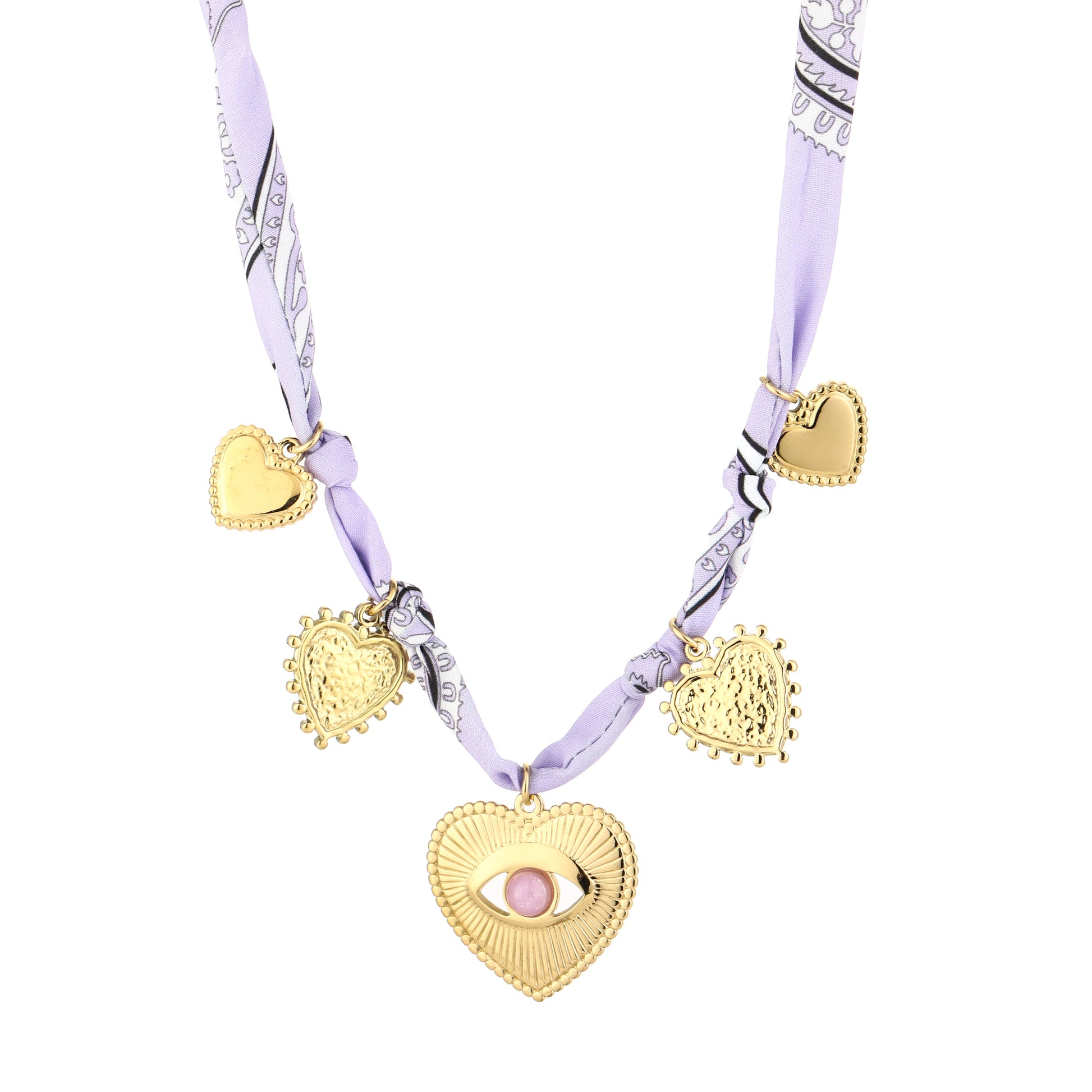 Bedelketting Heart Lila voor dames