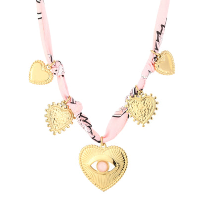 Bedelketting Heart Roze voor dames