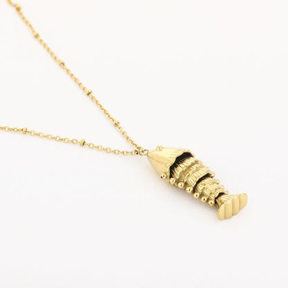 Ketting Fish Gold voor dames