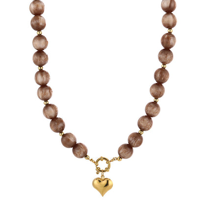 Ketting Titia Bruin voor dames