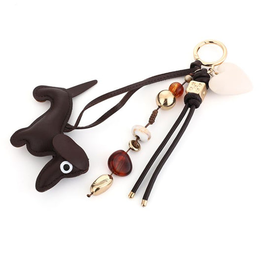 Keychain Dog Brown voor dames