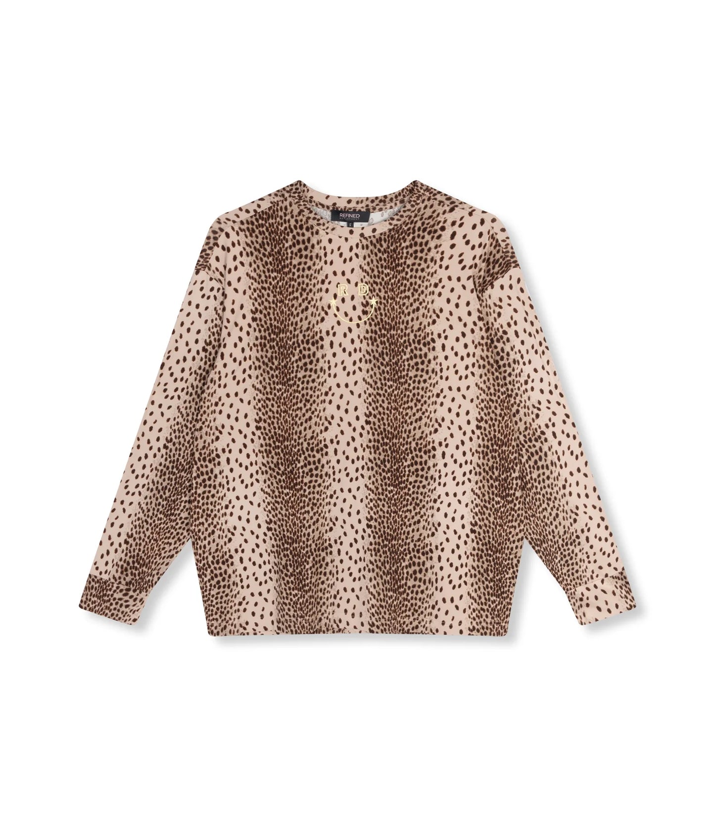 Longsleeve Jody Leopard voor dames