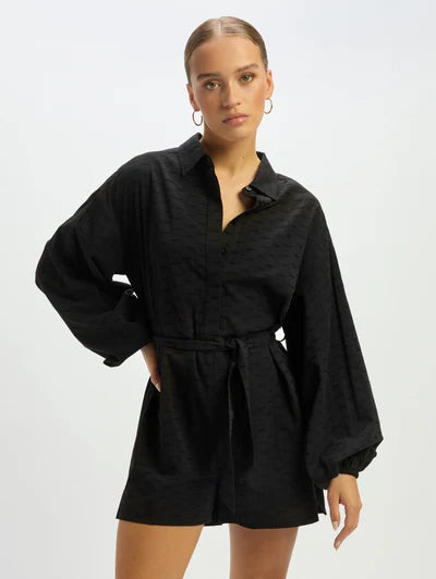 Playsuit Delphine Zwart voor dames