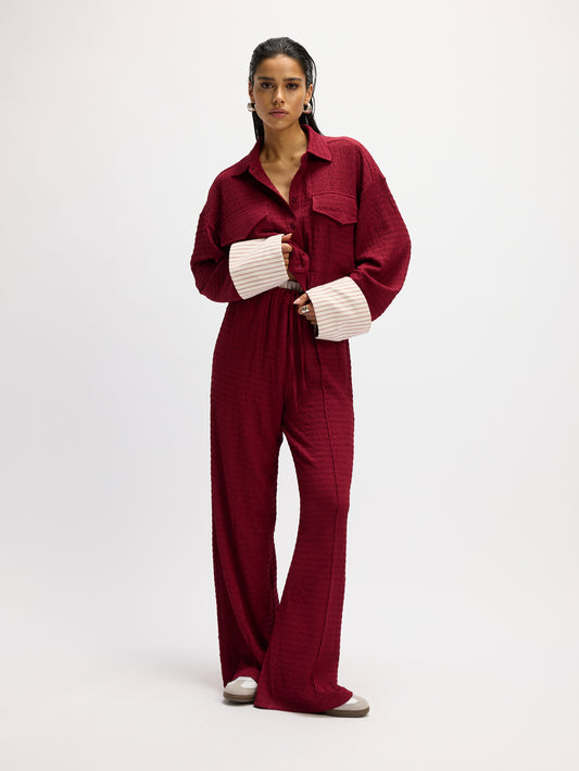 Pants Mara Bordeaux voor dames